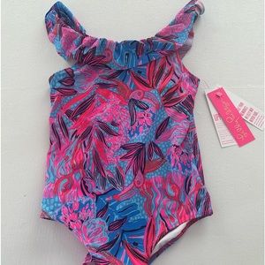 Size 10 NWT Eliana Lilly Pulitzer girls’ bathing suit.